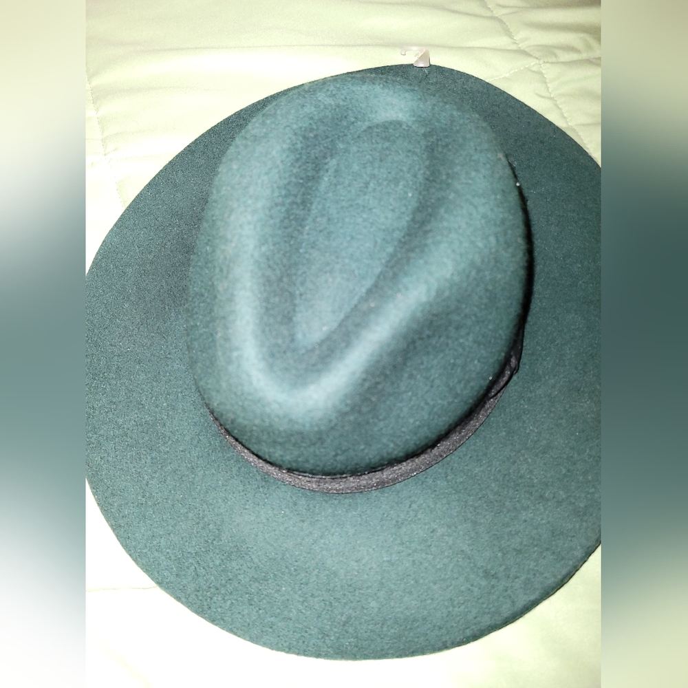 Classic Green Fedora Hat